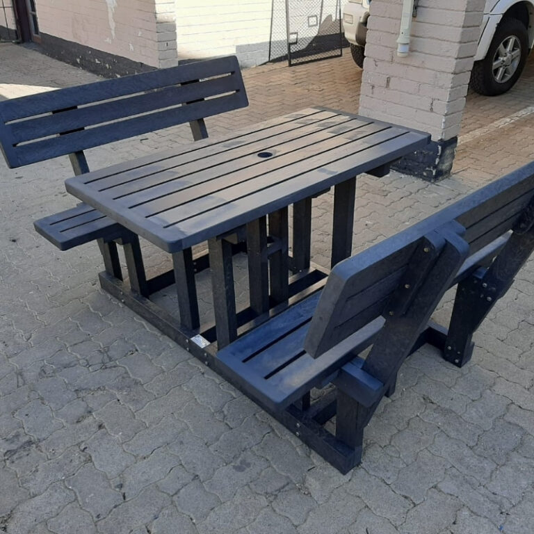 Deluxe Picnic Table Set Evergreen Global Structures